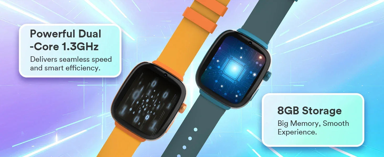 4G Kids Smart Watch GPS Two Way Call Video SOS Child Gift Parental Controls Waterproof Birthday Gift for Boys and Girls - Wear444