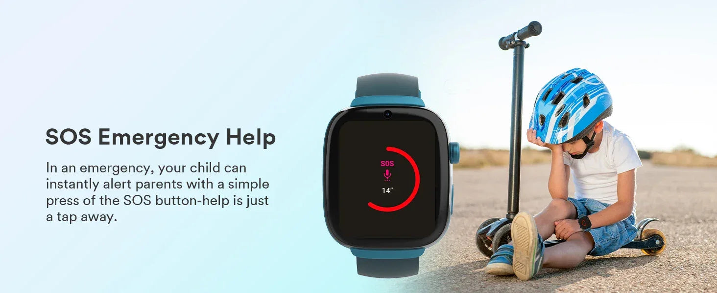 4G Kids Smart Watch GPS Two Way Call Video SOS Child Gift Parental Controls Waterproof Birthday Gift for Boys and Girls - Wear444