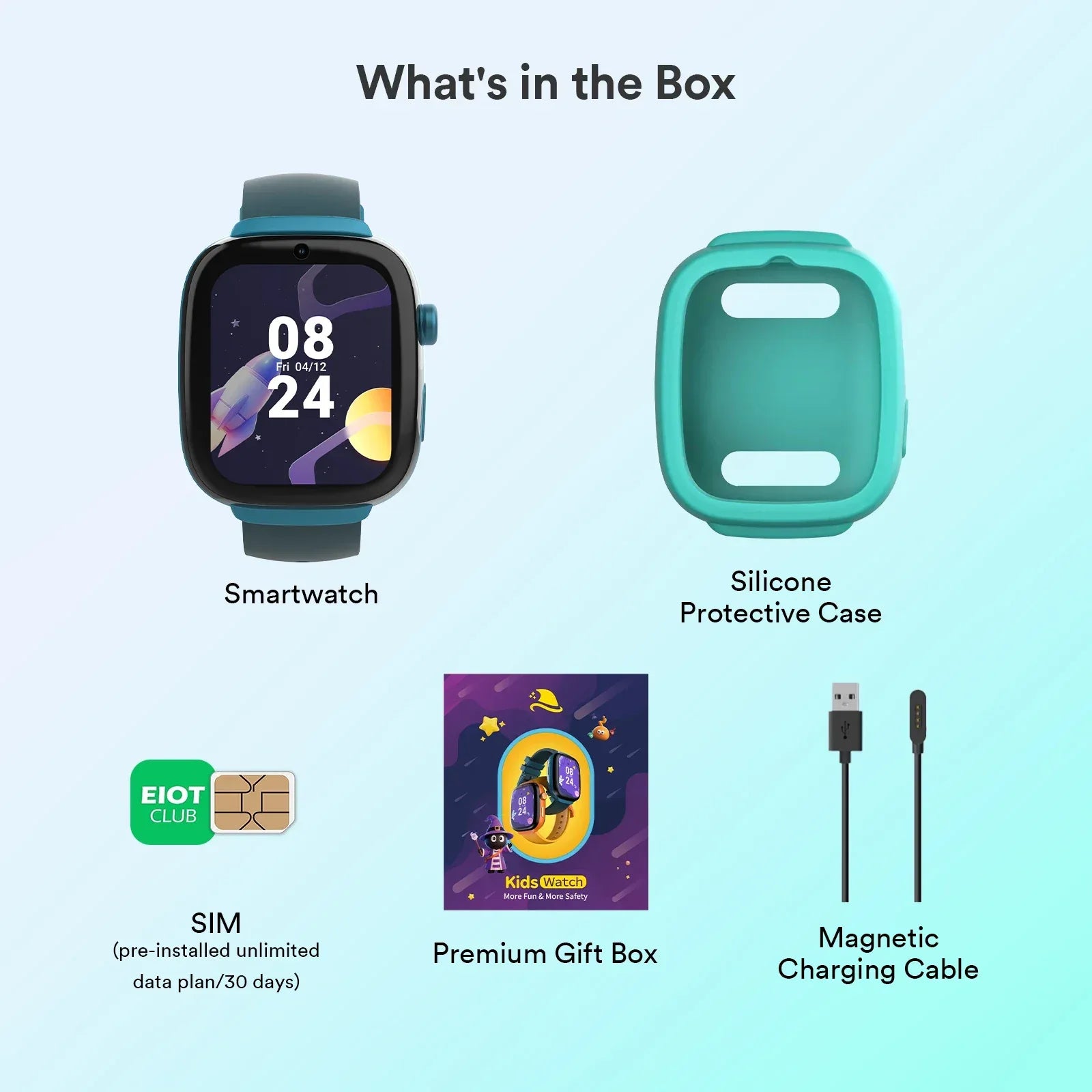 4G Kids Smart Watch GPS Two Way Call Video SOS Child Gift Parental Controls Waterproof Birthday Gift for Boys and Girls - Wear444