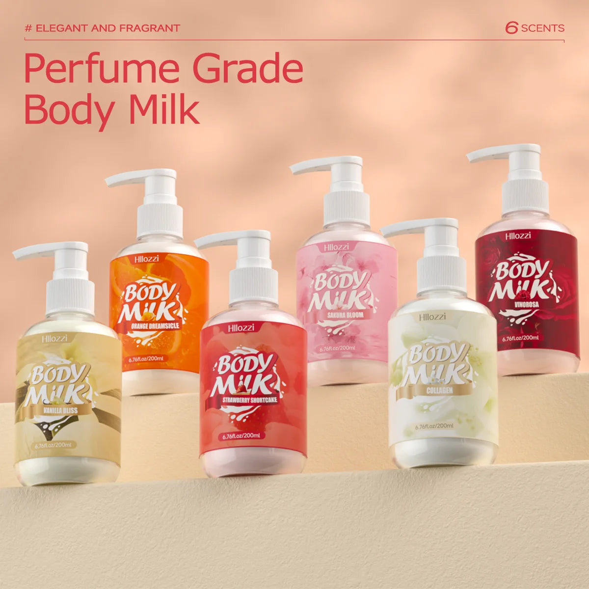 6 body lotions to moisturize and leave your skin feeling soft and smooth, suitable for all skin types