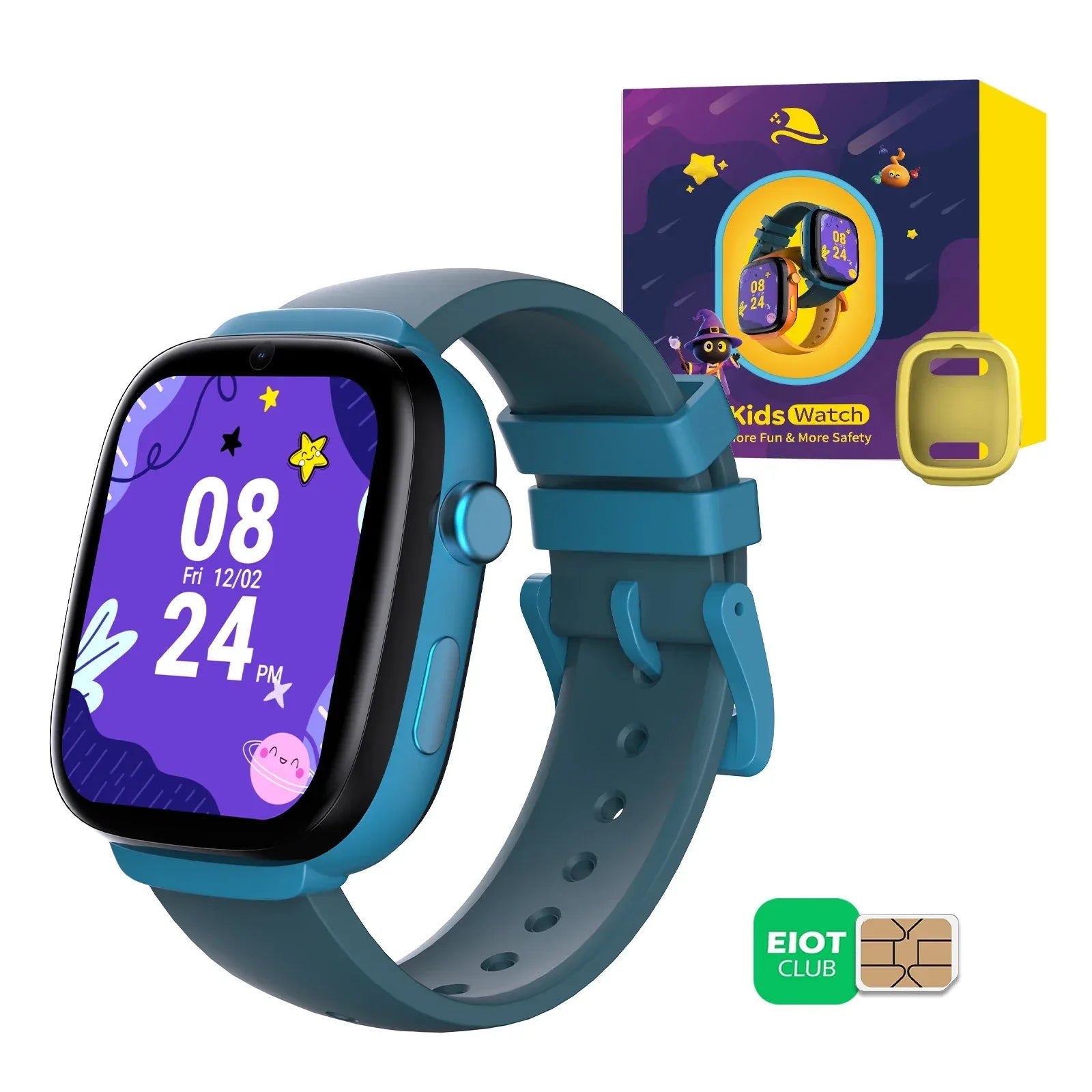 4G Kids Smart Watch GPS Two Way Call Video SOS Child Gift Parental Controls Waterproof Birthday Gift for Boys and Girls - Wear444
