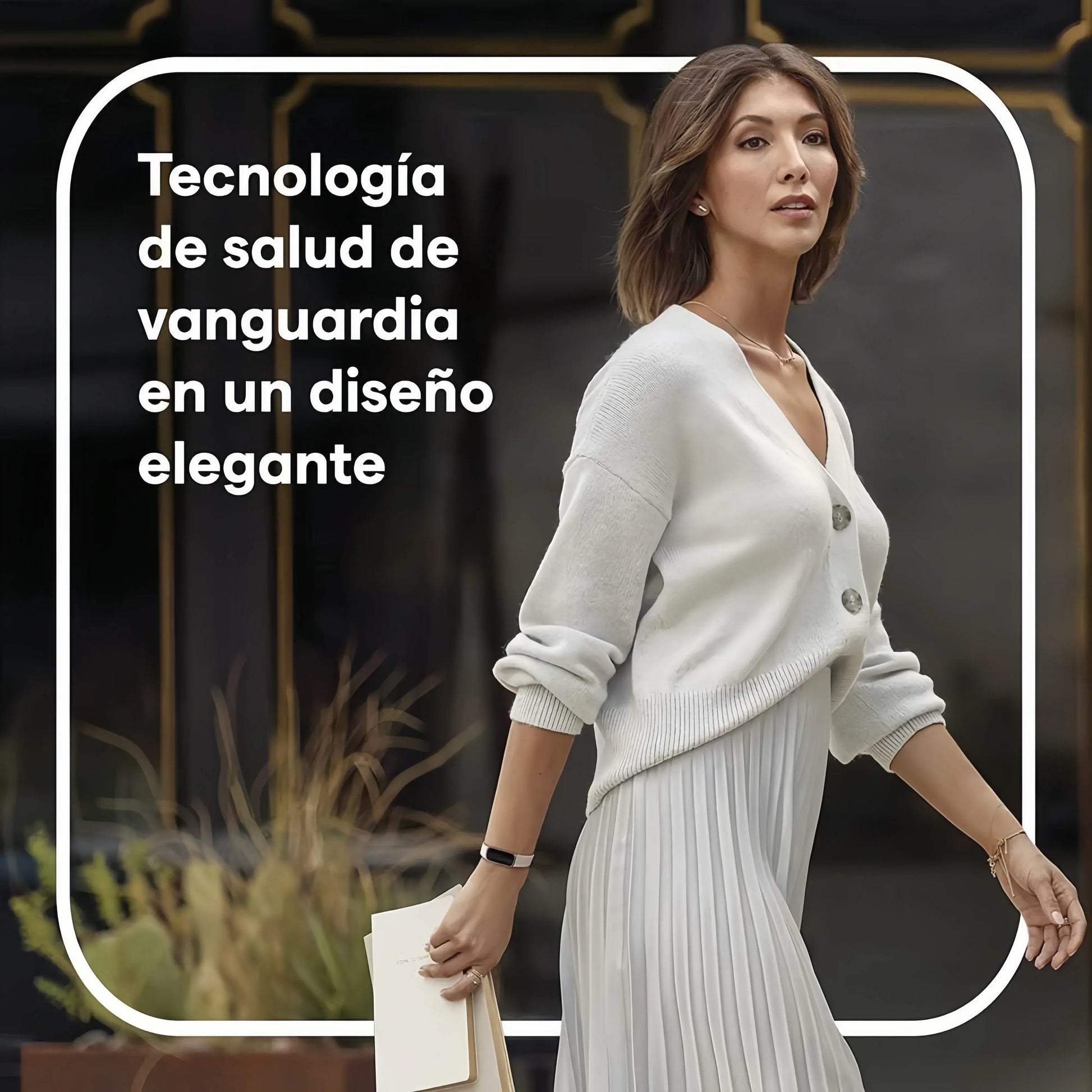 Fitbit Luxe Fitness Tracker AMOLED Screen 24/7 Heart Rate Monitor Sleep SpO2 Stress Tracker Waterproof Smart Bracelet - Wear444