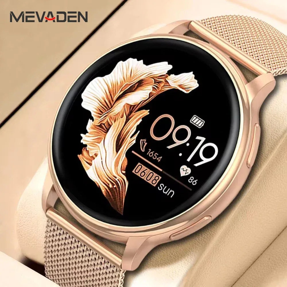 MEVADEN Bluetooth Call Smart Watch Women Fashion Watches Custom Dial Sport Fitness Health Tracker Smartwatch for Android IOS Y22 - Wear444