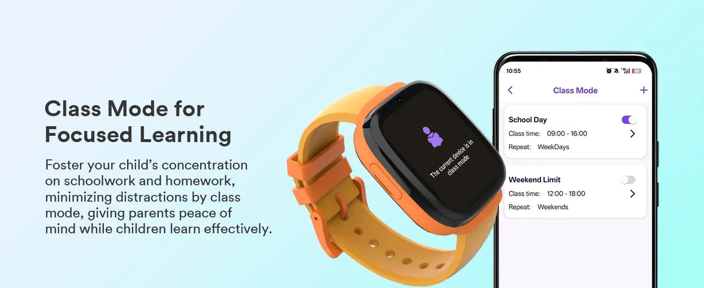 4G Kids Smart Watch GPS Two Way Call Video SOS Child Gift Parental Controls Waterproof Birthday Gift for Boys and Girls - Wear444