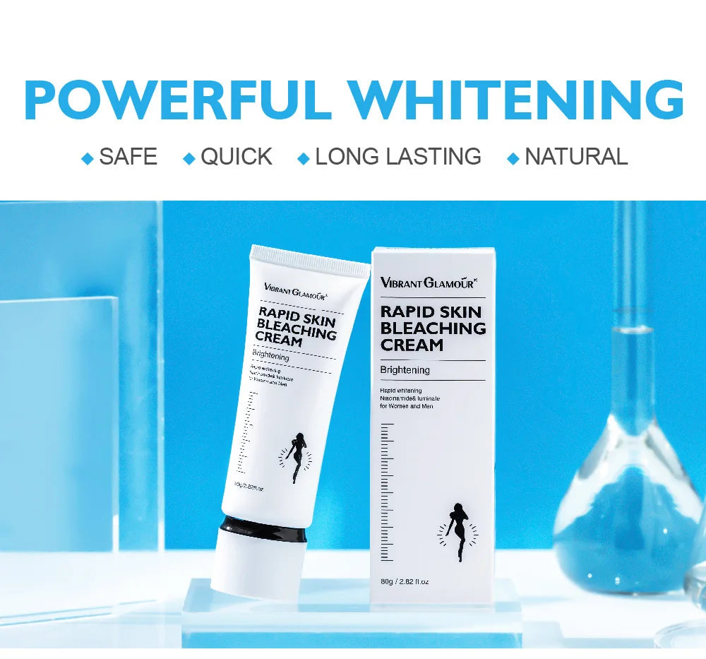 VIBRANT GLAMOUR Whitening Cream Moisturizing Nicotinamide Skin Brightening Lotion Quickly Whitens Face And Body Skin 80G