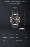 MEGIR 1081 Luxury Big Dial Men Watch Fashion Waterproof Week Display Luminous Hands Silicone Strap Quartz Watches Reloj Hombre