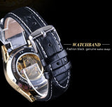 Top Brand Luxury Forsining Watch Diamond Display Dragon Golden Display Luminous Hand Transparent Men Watch Mechanical Watch