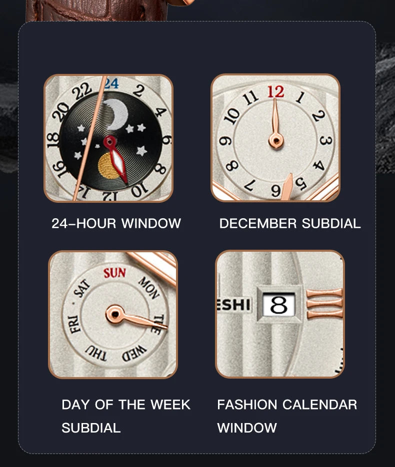 Luxury Designer Men Watch Auto Date Stainless Steel Band 6019 Luminous Hands 41mm Wrist Watch