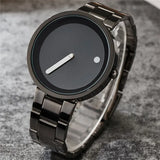 New men's quartz-watch Stainless Steel Mesh Band Bracelet Slim men watches Creative deisgn sports Wristwatches Relogio Masculino