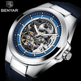 Hot Sale BENYAR 5207 Sports Watch Men Watch Top Brand Waterproof 30M Leather Men's Mechanical Watch Clock Relogio Masculino