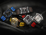 Forsining New Relogio Masculino Hollow Out Skeleton Automatic Men Watch  for Men's Luminous Watch