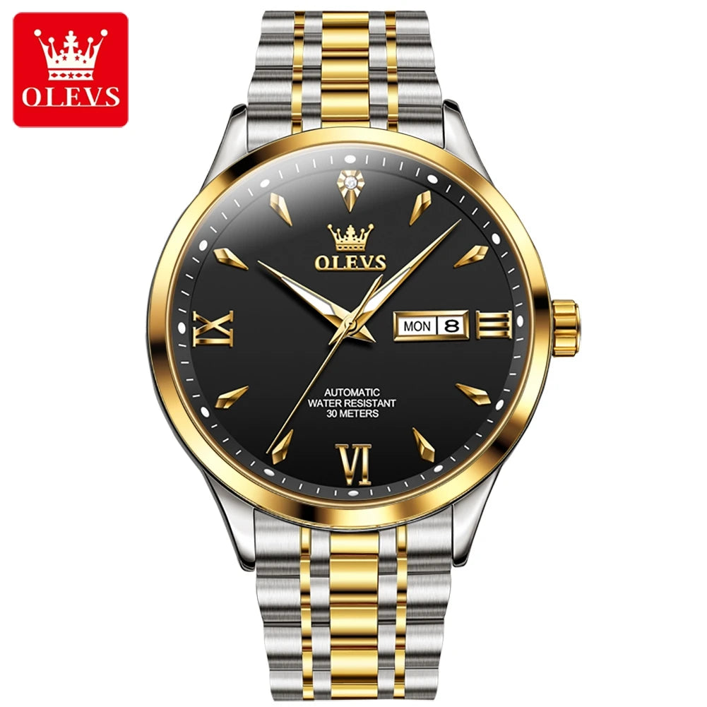 OLEVS 9956 Large Dial Sport Watch - Fashion Statement Piece