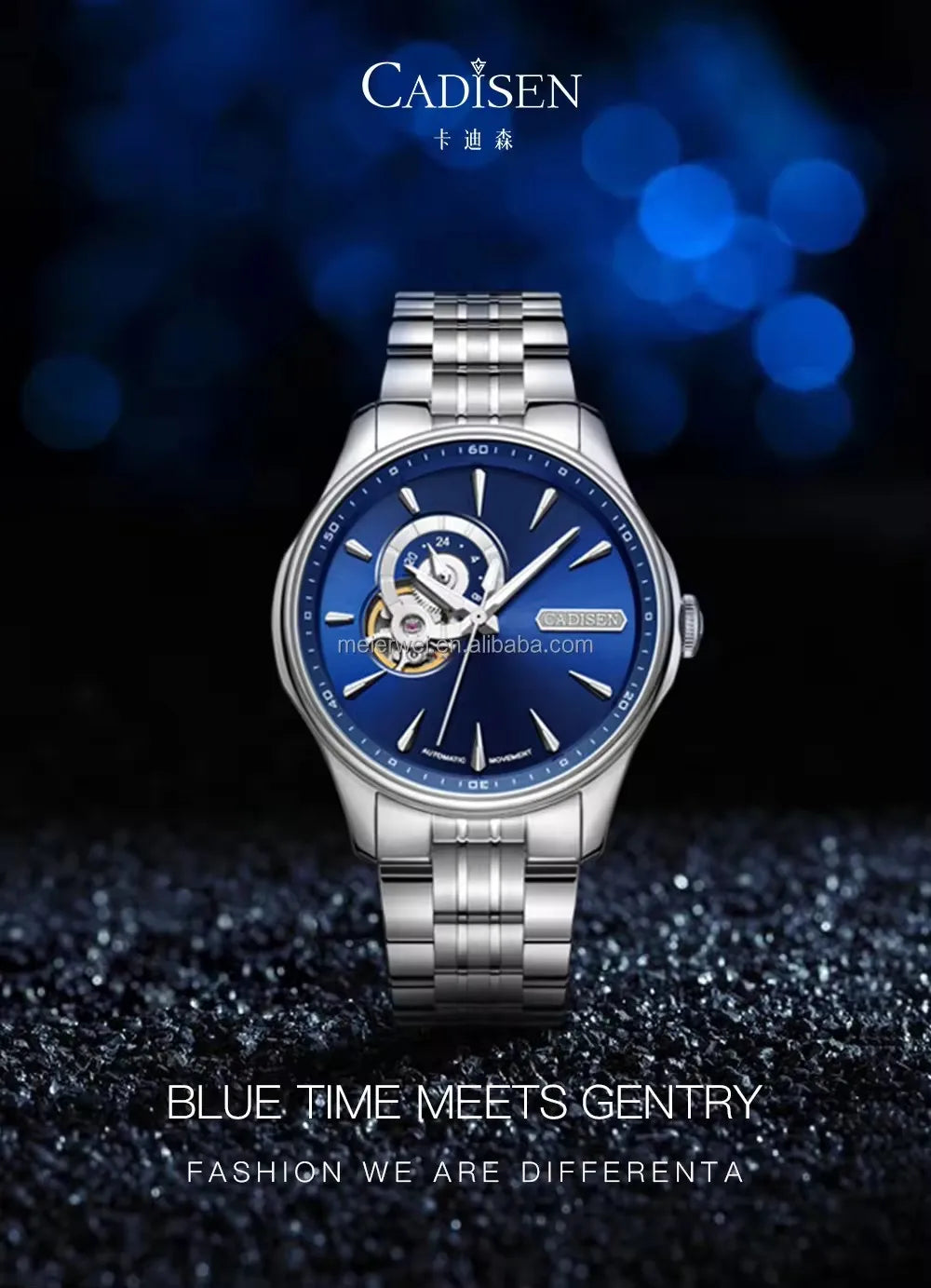 CADISEN 8168 Automatic Watch - NH39 Luminous Classic Design