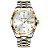 New POEDAGAR 985 Top Brand Luxury Green Dial Men Watch Waterproof Luminous Date Clock Mechanical Watch for Men Quartz Wristwatch