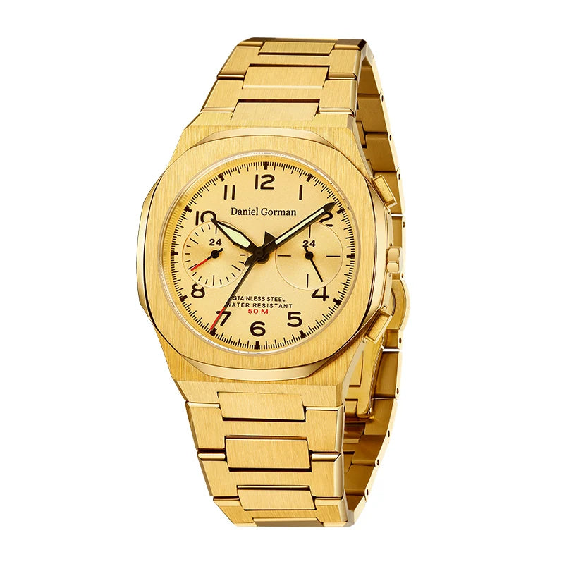 Quartz Watches Stainless Steel Wristwatch Oem Waterproof Men Watch High Quality Classic Watch 2024 Fashion Business