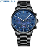 Crrju 2260 Luxury Simple Men Watch Top Brand Relogio Masculino Business Waterproof Quartz Watches Men Clock Male Sports Watch