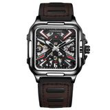 Forsining New Relogio Masculino Hollow Out Skeleton Automatic Men Watch  for Men's Luminous Watch