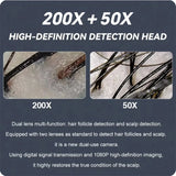 5 In 1 High Frequency Hair Follicle Detection Scalp Treatment Machine Hair Analyze Scalp Care Massage Hair Regrowth Device