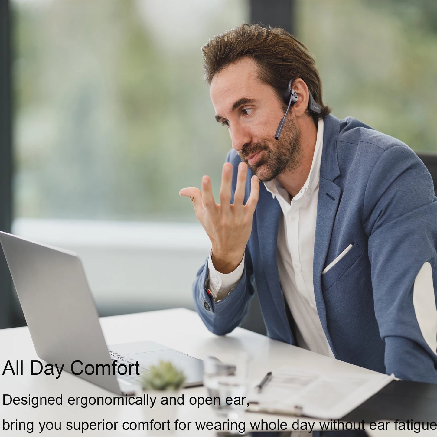 2025 Latest Take Care of Hearing IPX-5 V5.2 PC 8 Hour Wireless AI Earphones  Headphones Headset for Outdoor  Sports