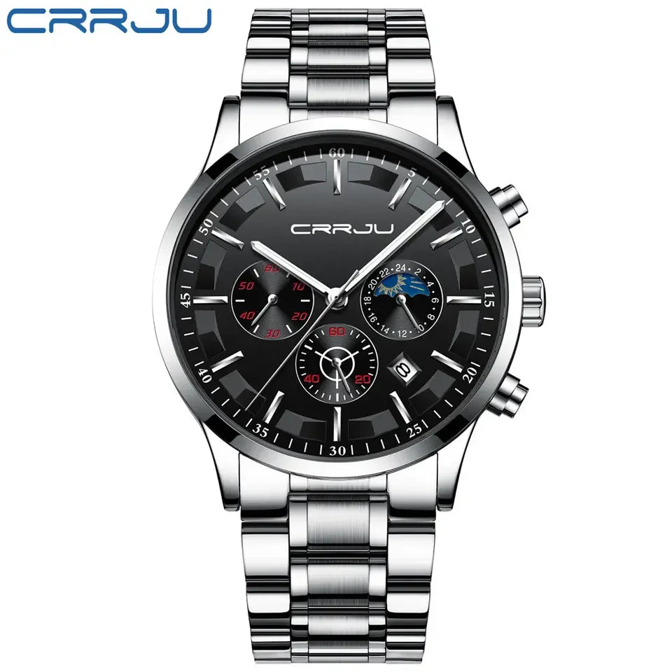 Crrju 2260 Luxury Simple Men Watch Top Brand Relogio Masculino Business Waterproof Quartz Watches Men Clock Male Sports Watch