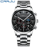 Crrju 2260 Luxury Simple Men Watch Top Brand Relogio Masculino Business Waterproof Quartz Watches Men Clock Male Sports Watch