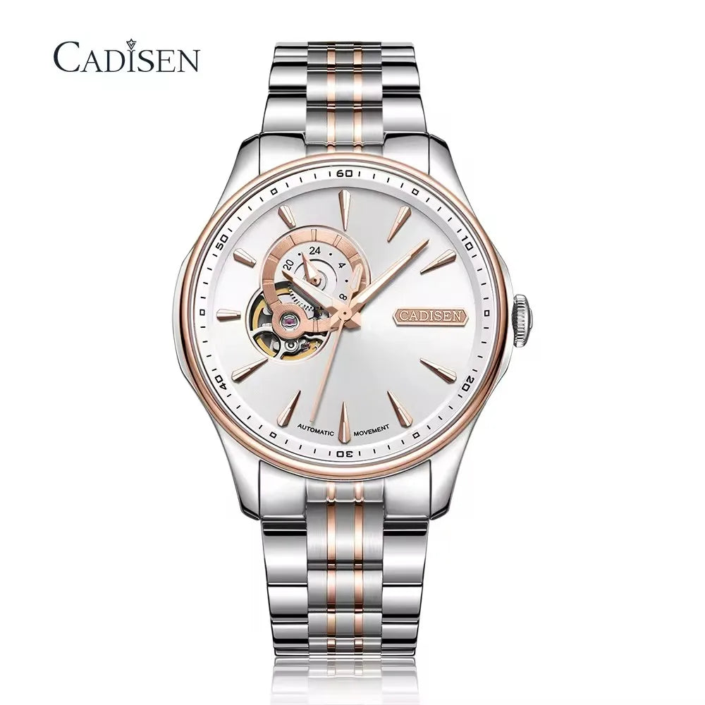 CADISEN 8168 Watch for Men Luxury Classic Design Luminous NH39 Original Automatic Men Watch