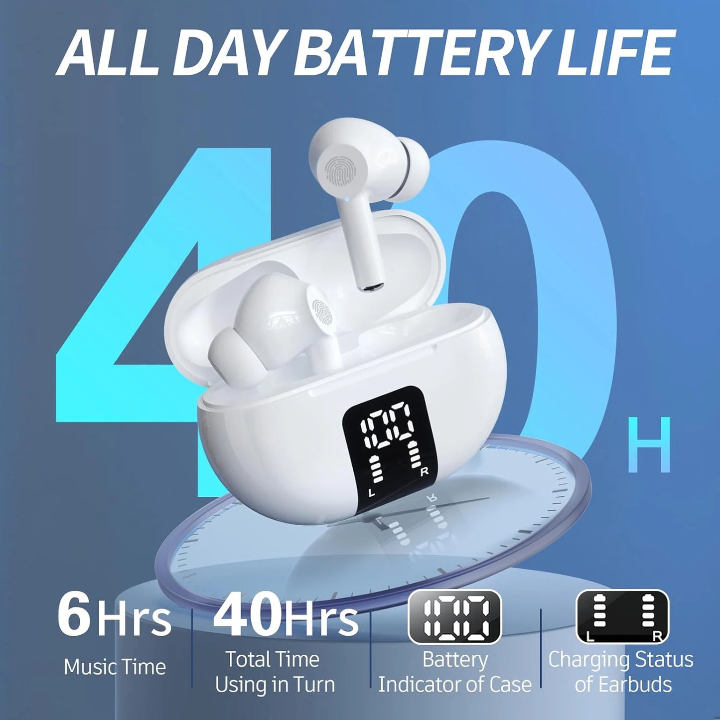 2 in 1 Wireless Translator Earbuds M10 Smart Translation 150 Language Translator Device TWS Earphones Headphones