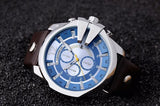 Mens Watches Top Brand Luxury Gold Leather Quartz Watch Men Curren Casual Male Wrist Watch Military Relogio Masculino Dropship
