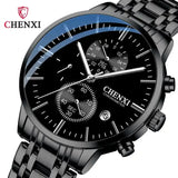 CHENXI 971 New Fashion Men Watch Top Luxury Sport Waterproof Quartz Wristwatch Chronograph Date Male Clock