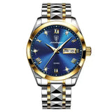New POEDAGAR 985 Top Brand Luxury Green Dial Men Watch Waterproof Luminous Date Clock Mechanical Watch for Men Quartz Wristwatch