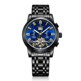 Luxury Designer 6006A Stainless Steel Wrist Men Watch Tourbillon Movement Automatic Mechanical Date Watch