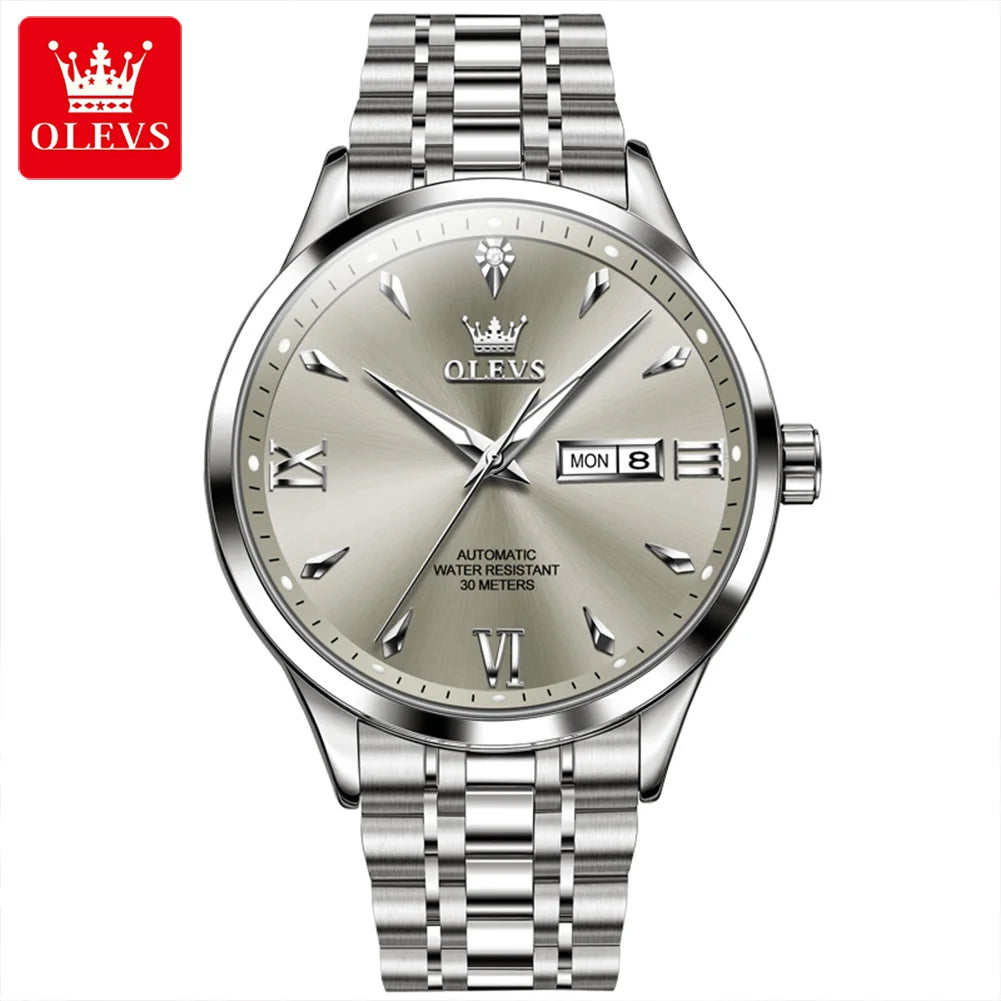 OLEVS 9956 Large Dial Sport Watch - Fashion Statement Piece