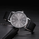 2025 Men Watches Top Brand Luxury Brown Leather Band Quartz Wristwatch Men's Casual Simple Watch Wrist Male Clock Reloj Hombre