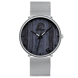 reloj hombre Mens Fashion Ultra Thin Minimalist Watches Men Business Stainless Steel Mesh Belt Quartz Watch relogio masculino