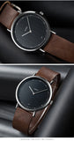 Top Brand Luxury Quartz Watches for Men Fashion Simple Leather Belt Mens Watch Casual Business Male Clock Gift Relogio Masculino