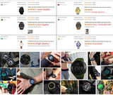 POEDAGAR 983 Sports Quartz Reloj Hombre Men's Stainless Men Watch Luxury Chronograph Square Waterproof Luminous Hands Watches