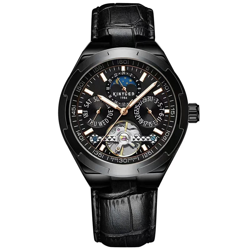 J065 Mano Automatic Watch - Genuine Leather Mechanical