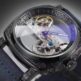 FORSINING Tourbillon Man Watch Luxury Retro Skeleton Mechanical Men Watch Clock Stainless Steel Male Automatic Wrist Watches