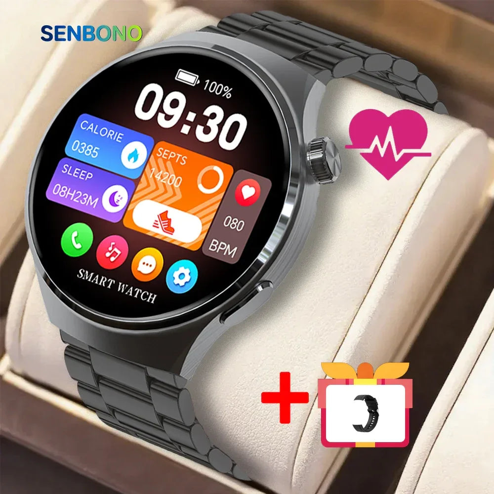 SENBONO V19 Men Smart Watch Blue Tooth Heart Rate Monitor IP68 Waterproof Fitness Tracker Outdoor Men's Smart Sports Watch - Wear444