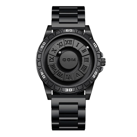 DOM 1726 New Design Magnetic Ball Concept Men Watch Fashion Cool Trend Minimalist Waterproof Stainless Steel Quartz Watches Mens