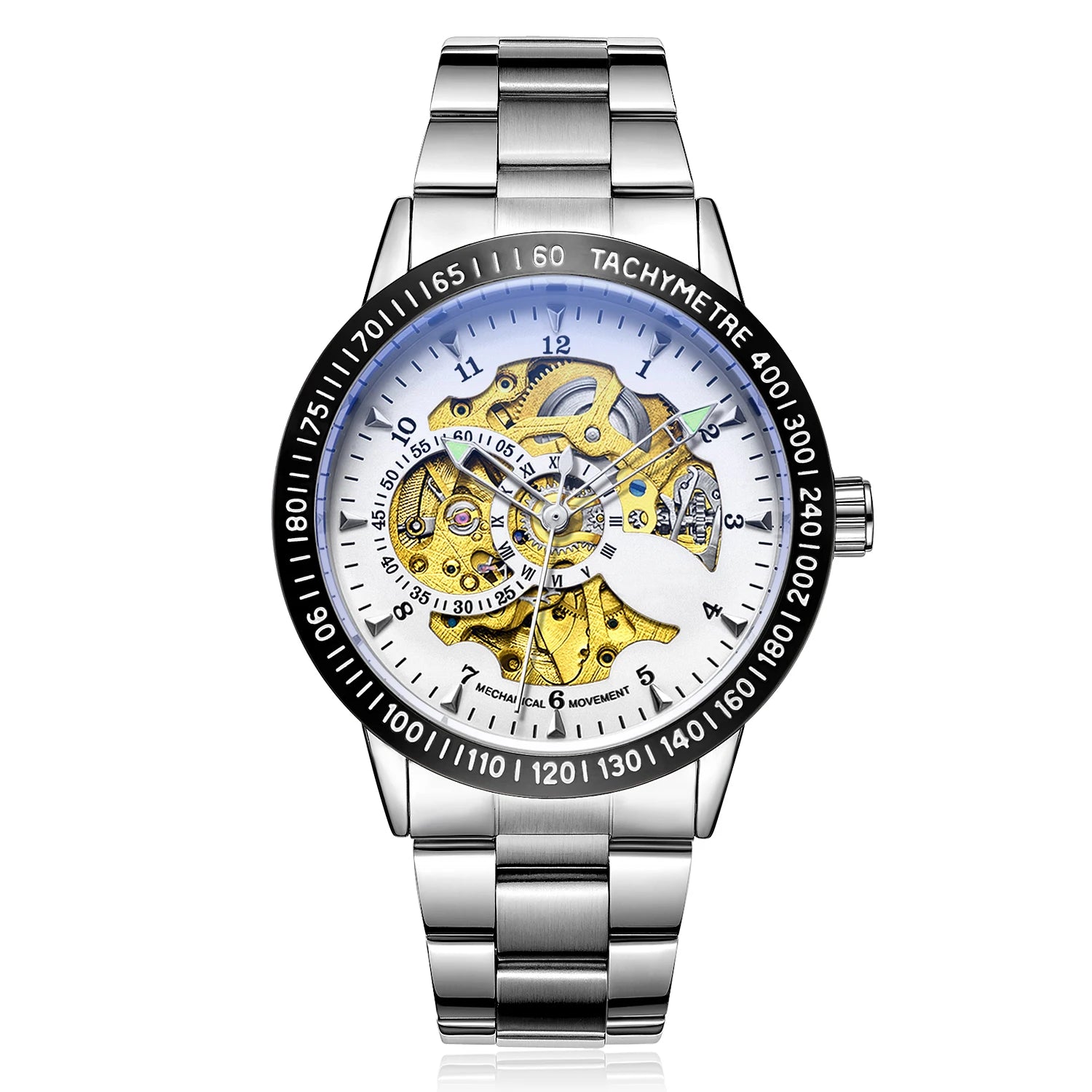 Low Price Water Proof Wrist Watches for Men Custom Watches Men Customise Logo Stainless Steel White Dial Men Watch