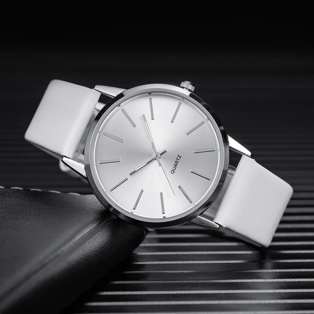 2025 Men Watches Top Brand Luxury Brown Leather Band Quartz Wristwatch Men's Casual Simple Watch Wrist Male Clock Reloj Hombre