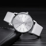 2025 Men Watches Top Brand Luxury Brown Leather Band Quartz Wristwatch Men's Casual Simple Watch Wrist Male Clock Reloj Hombre