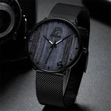 reloj hombre Mens Fashion Ultra Thin Minimalist Watches Men Business Stainless Steel Mesh Belt Quartz Watch relogio masculino