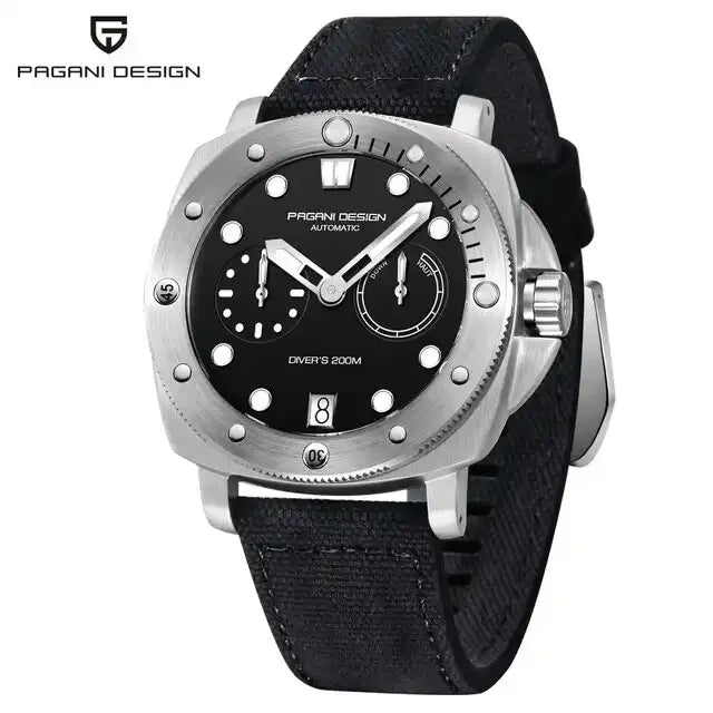 PAGANI DESIGN 1767 Fashion 2023 New Business Watches 200M Diver Automatic Mechanical Watch  Stainless Steel Sapphire Men Watch