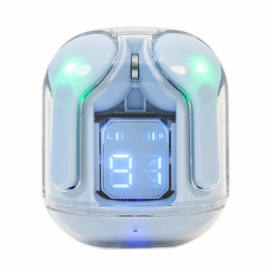 Clear Crystal TWS Earbuds True Stereo Wireless Audifonos Auriculares ENC Noise Cancelling In-ear Earphones Headphones