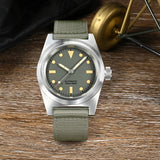 Men's 38mm NH35 Stainless Steel Automatic Mechanical Wristwatch Waterproof 200M Luminous Diver Feature 30mm Dial Display