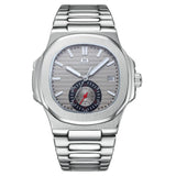 Paulareis Automatic Self Wind Mechanical Luminous Stainless Steel Blue Grey Coffe Black White Dial Dress Luxury Men Watch