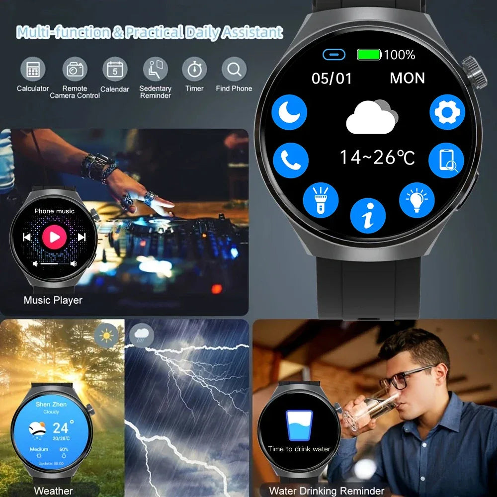 SENBONO V19 Men Smart Watch Blue Tooth Heart Rate Monitor IP68 Waterproof Fitness Tracker Outdoor Men's Smart Sports Watch - Wear444