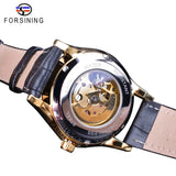 Top Brand Luxury Forsining Watch Diamond Display Dragon Golden Display Luminous Hand Transparent Men Watch Mechanical Watch